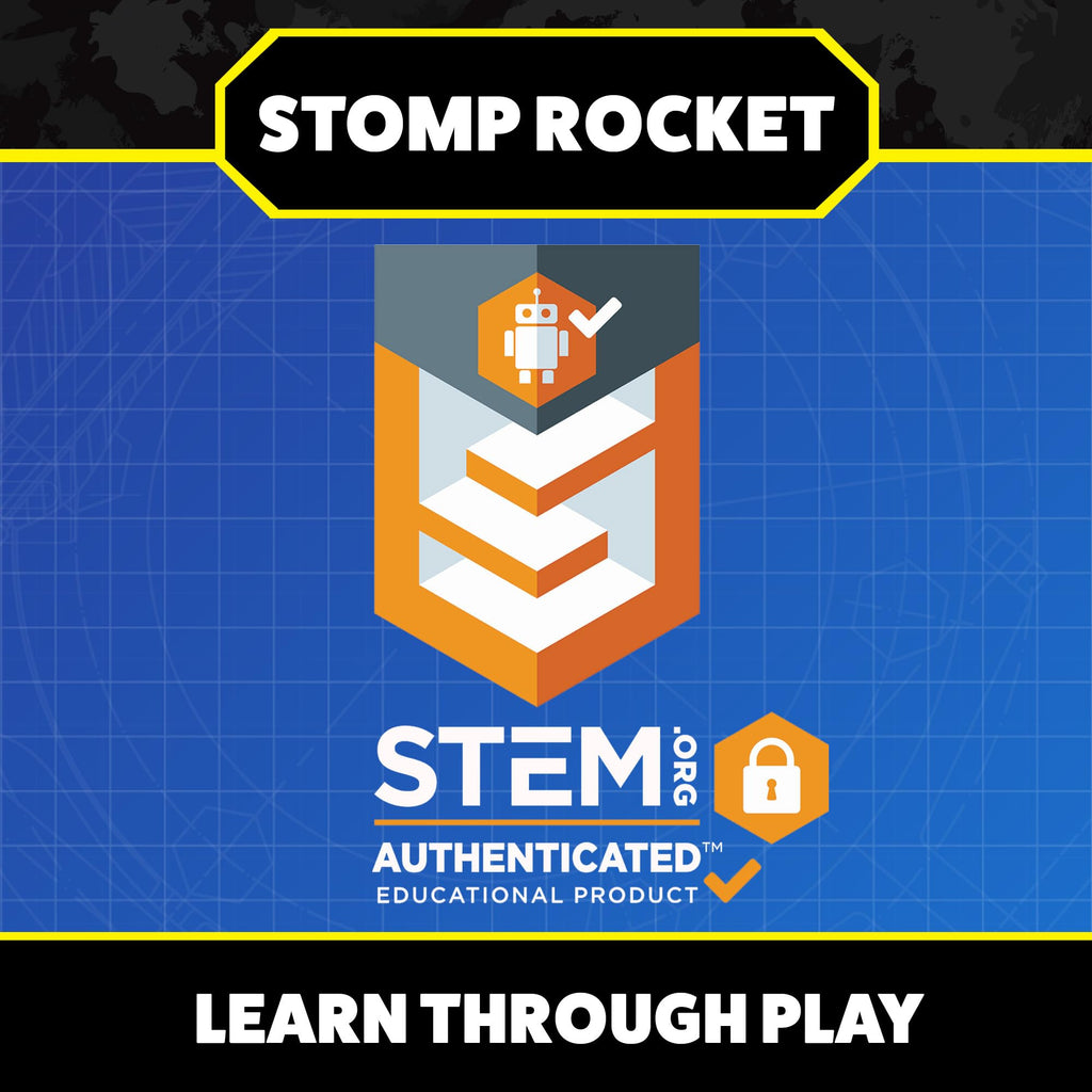 Stomp Rocket Original Dueling Rocket Launcher for Kids, 8 Rockets | Fun Outdoor Toys for Boys & Girls, Ages 5 & Up - Soft Foam Tipped Blaster Set with Mutiplayer Launch Stand Soars Up to 200ft
