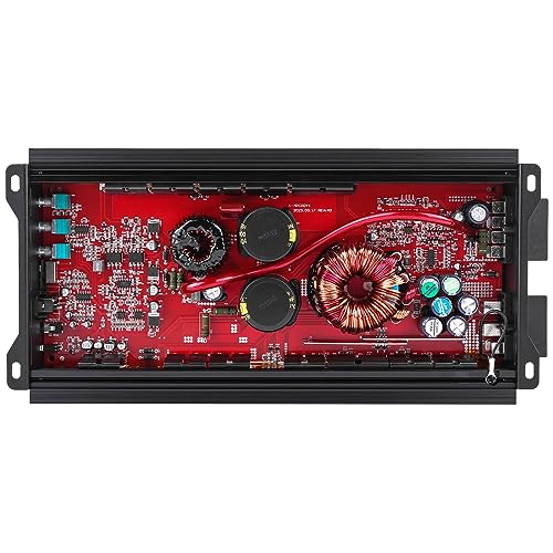 Skar Audio RP-1200.1D Monoblock Class D MOSFET Amplifier with Remote Subwoofer Level Control, 1200W