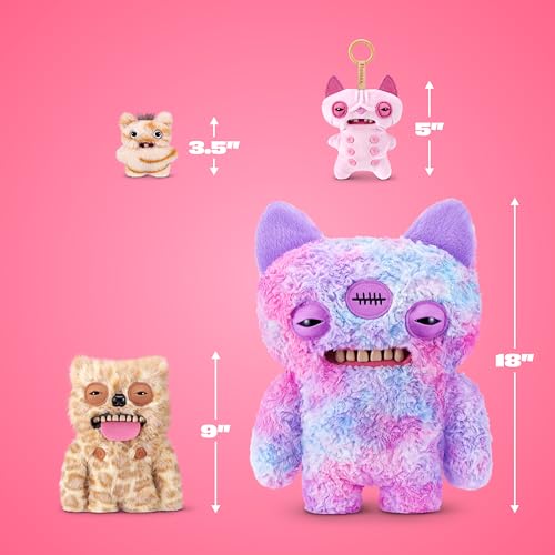 Fuggler Nipple Fuggs 9 Inch (Sir Belch) by ZURU | Funny Ugly Monster with signature teeth, soft & huggable collectible plush, for fans & collectors, gift for tweens & teens