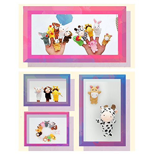 Sealive 22-Piece Animal Finger Puppets, Plush Finger Toys for Kids Ages 3+ | for toddler ages 3+, storytelling, pretend play, puppet shows, with 22 soft animal characters for books and classrooms