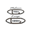 Offshore Speed Clip Bundle (25 Clips in Each Size)