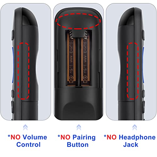 (2 Pack) Replacement Remote for Roku Box Express Player Premiere Control | for Roku 1 2 3 4,NOT for TV or Stick, No Setup Required, Infrared Remote, with User Manual, 4 Shortcuts, ABS Material