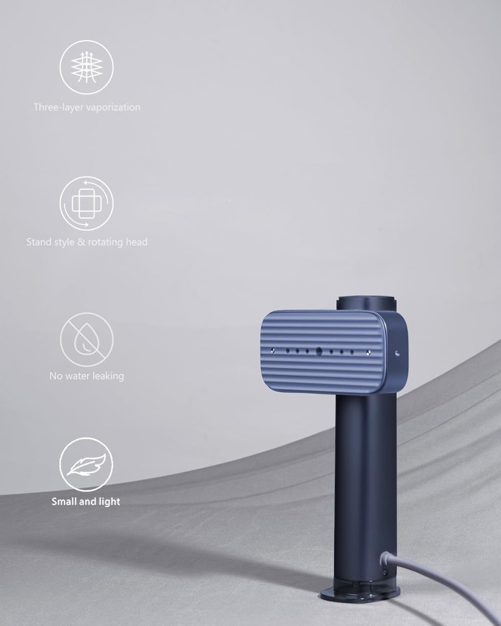 G5 Pro Travel Steamer For Clothes, 110-240V Portable Handheld Irons | 15S Fast Heat Up,Self-Standing,2 Steam model Auto Shut-Off Rotating Head With Big Iron Panel, 100Ml Tank For Global Travel