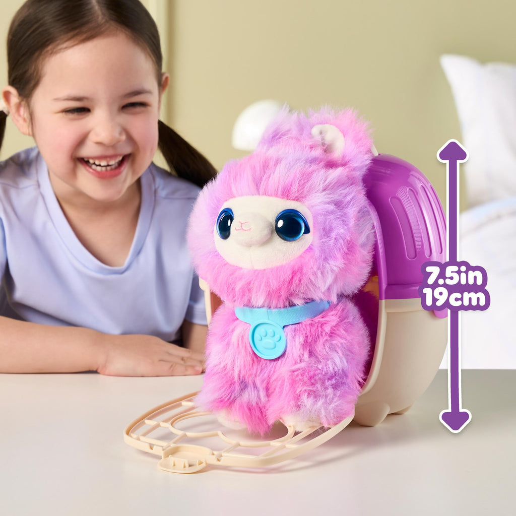 SCRUFFALUVS Tie-Dye Mystery Plush Toy, Wash to Reveal, Scruff a Luvs Pets | Includes deluxe pet carrier, comb, collar, and adoption certificate, animal plushies pretend play set, toddler toys 3+
