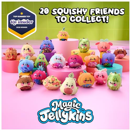 Magic Jellykins Water-Activated 3-Inch Surprise Toy, UNbox 1 of 20 Styles | Global Trend Toy Provides Fun Surprise Unboxing and Collectability with Themed Waves; Sensory Details Encourage Tactile Play