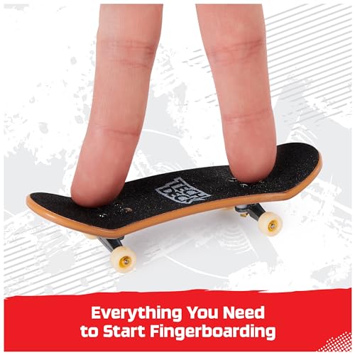 TECH DECK Real Skateboards Ultra DLX Customizable Fingerboards 4-Pack | Customize 4 Boards, Stickers & Grip Tape, Authentic Details, Fidget Skateboard Toy Gifts for Kids & Collectors Ages 6+