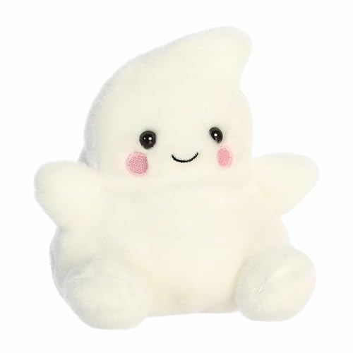 Aurora® Spooky Palm Pals™ Tricks Ghost™ Stuffed Animal - Fun Collectible Plush for Kids and Adult Collectors - Perfect for Halloween Decorations and Gifts - White 5 Inches