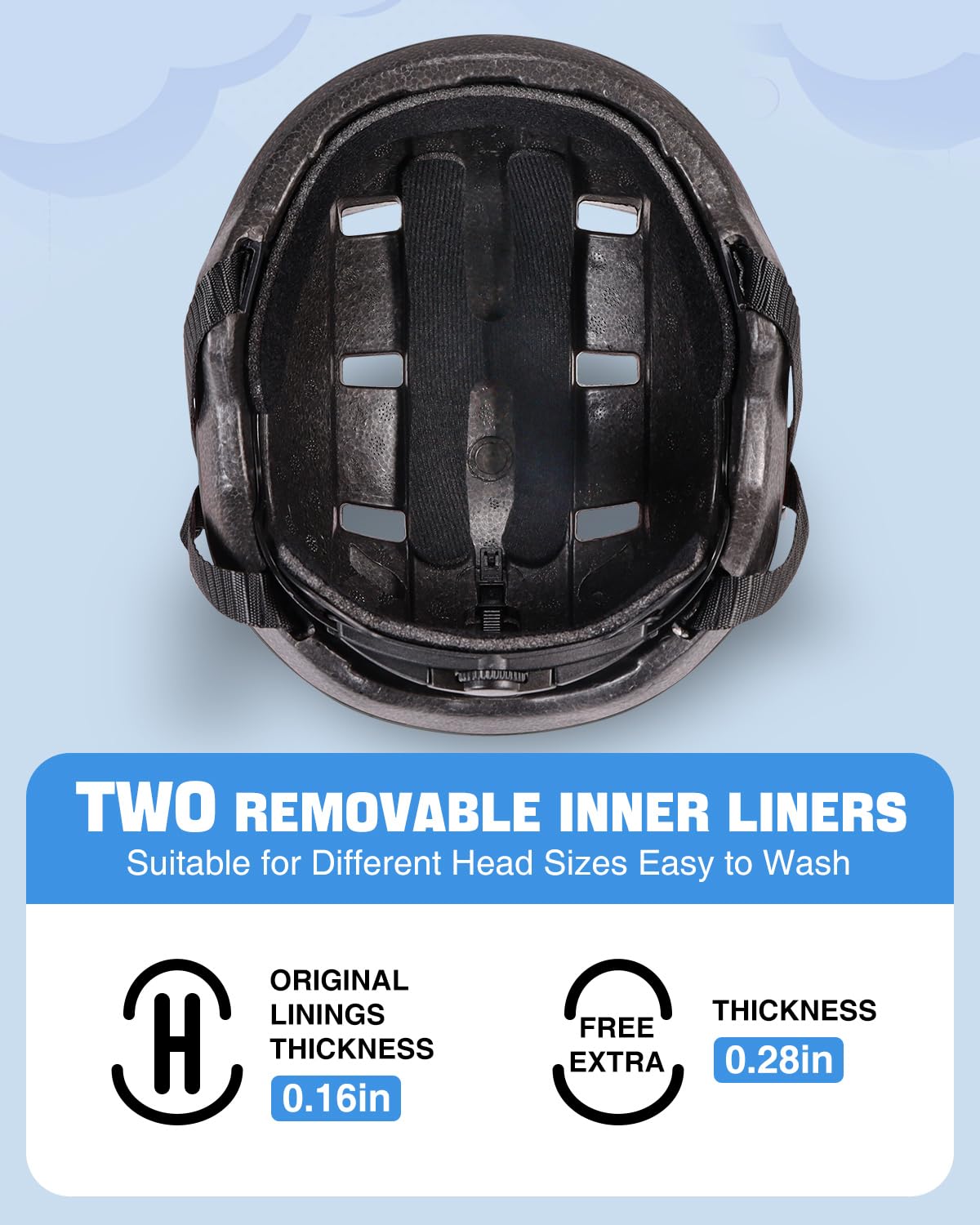 Toddler Helmet,Adjustable Lightweight Baby Infant Bike Helmet for 1-6 Year | CPSC,45-54cm,12 Vents,220g,Dial Fit,2 Washable Liners,with Dust Bag,PC+EPS,for Bike/Scooter/Tricycle