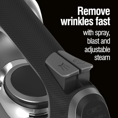 CHI Steam Iron for Clothes with Vertical Steam Burst, 8" Retractable Cord