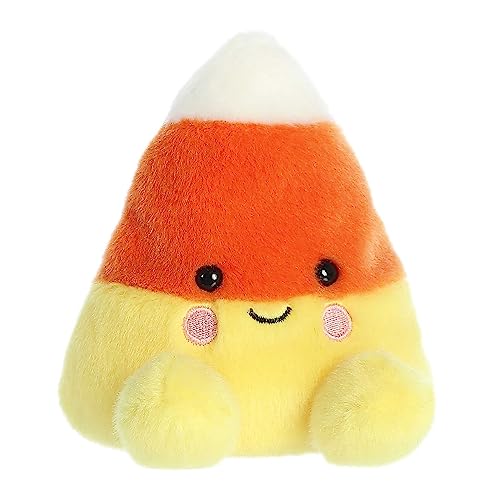 Aurora Palm Pals 5" Maisy Candy Corn Spooky Plush | Bean-filled understuffed bodies with collectible personalities