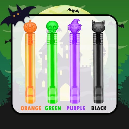 Halloween Party Favors Goodie Bag Stuffers,36-300 PCS Kids Mini Bubble Wand | Small Boo Trick or Treat Basket Bucket Fillers for Kids, Birthday Classroom Games Activities Supplies Prizes Toys Gifts