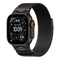 Milanese Loop for Apple Watch Ultra 4/3/2 Band 49mm 40/41/42/44/45/46mm Men | Tactical Mecha Strap,Military-Grade Design,Magnetic Metal Mesh Wristband,iWatch Ultra 2/3/4 Series 12/11/10/9/8/7/6/5/4 SE