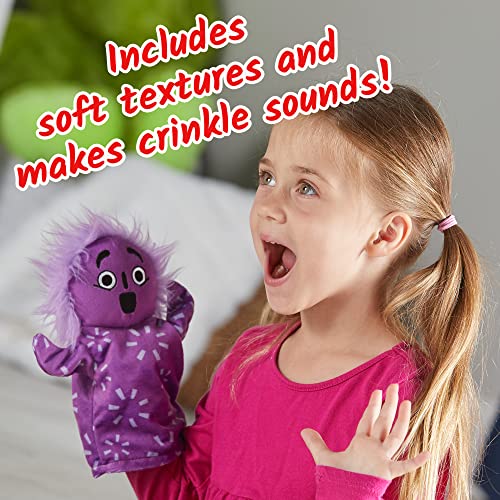 hand2mind Feelings Family Hand Puppets, Emotions Toys, Dramatic Play Therapy Toys for Counselors, Social Emotional Learning Activities, Calm Down Corner Supplies, Social Skills Activities for Kids