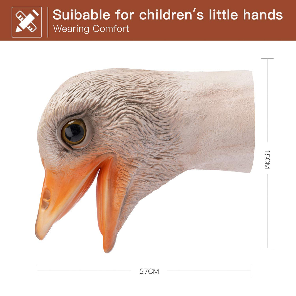 Yolococa Ostrich Hand Puppet, Animal Puppet for Storytelling | Animal Hand Puppet Designed for Storytelling Pretend Play Classroom Activities Animal Learning and Creative Interactions