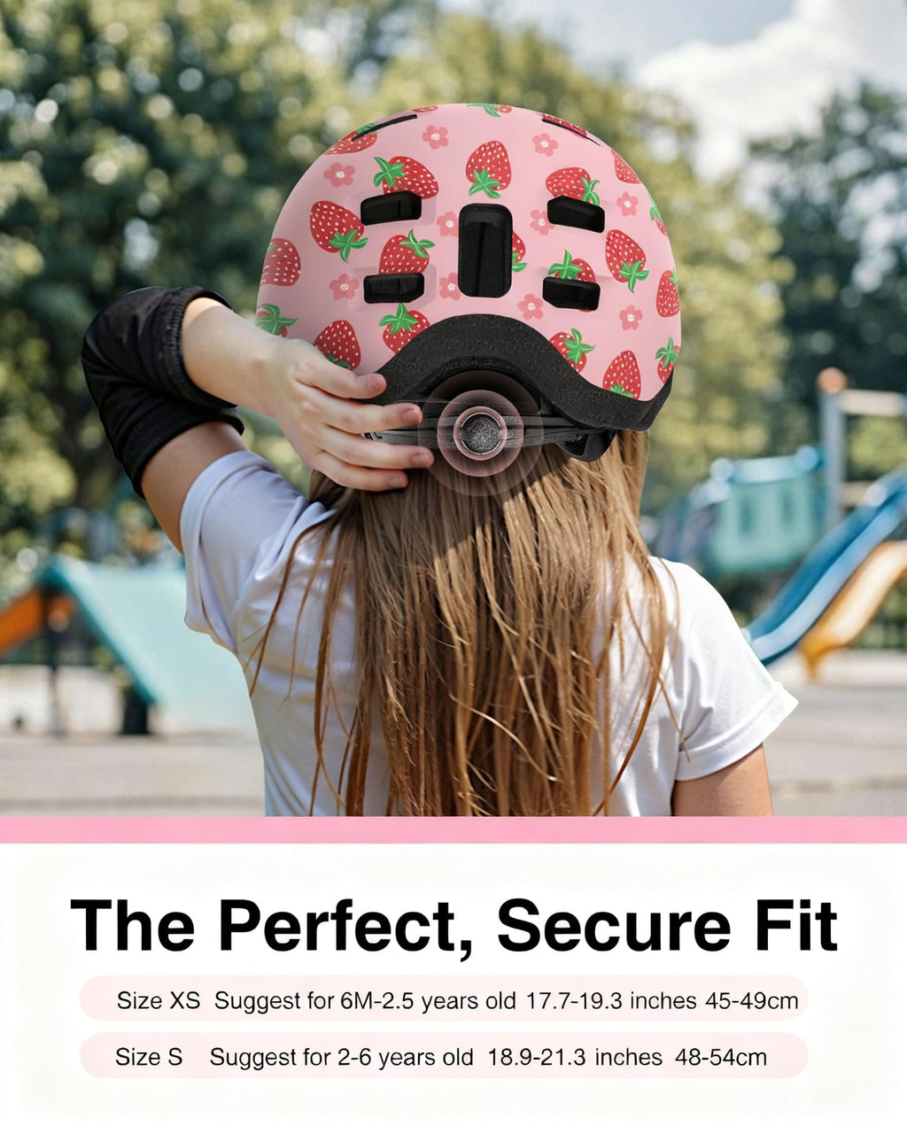 Toddler Helmet,Adjustable Dial Fit Baby Infant Bike Helmet for Ages 1-6 | CPSC,45-54cm,Lightweight,12 Vents,2 Washable Liners,PC+EPS,for Bike/Scooter/Tricycle, with Dust Bag