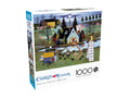 Buffalo Games - Charles Wysocki Know It All - 1000 Piece Puzzle for Adults | Story-Rich Folk Art Village Scene, Precision-Cut Snap Fit, Poster Included, 1000 Piece Puzzle for Adults, Jigsaw Puzzles