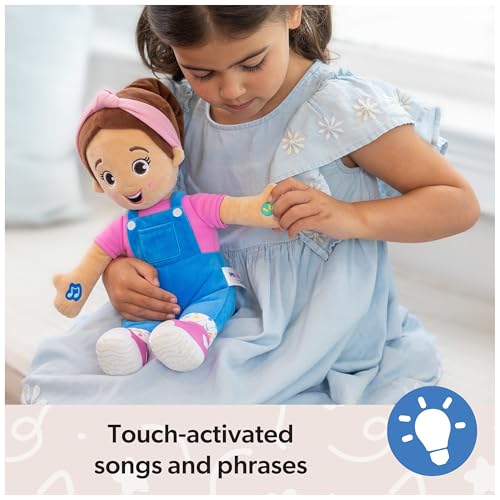 Ms. Rachel Speak & Sing Doll, 16-Inch Interactive Toy with Sounds | 4 Songs & 16+ Phrases, Encourages Speech, Volume Control, Toddler Toys For Girls And Boys Ages 6 Months to 3+