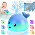 Gigilli Baby Bath Toys, Light Up Pool Water Bathtub Toy for Toddlers Babies | Bath Toys for Kids Boy Girl Gifts, Whale Bath Toy Sprinkler, Birthday Fountain Toy
