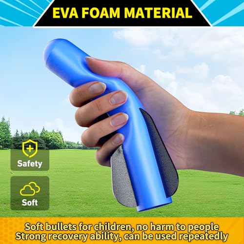 Toy Rocket Launcher for Kids - Outdoor Toys for Kids Ages 4-8, 8 Rockets | Launch up to 100 Ft, 3 4 5 6 7 Year Old Boys Birthday Gifts, Rockets Kids Toys for Boys, Toy for Toddlers Age 3+