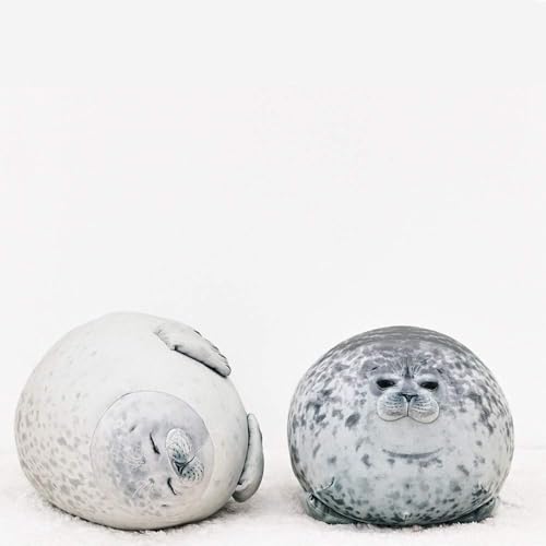 MerryXD Chubby Blob Seal Pillow,Stuffed Cotton Plush Animal Toy Cute Ocean Large(23.6 in)
