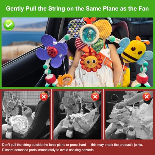 Lynncare Adjustable Arch Bassinet Toys for Infant & Toddlers, Stroller Arch, Baby Crib Toys with Fascinating Hanging for Stimulating Baby’s Senses and Developing Motor Skills