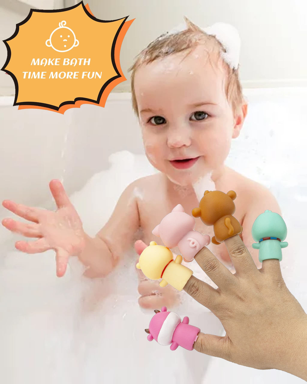 AQKILO Animal Finger Puppets, Funny Toys for Stories and Gifts, 10 Pieces | Weird Stuff Gifts With Funny Animals, Silly Stories, Pretend Play, Party Fun, and Creative Surprises