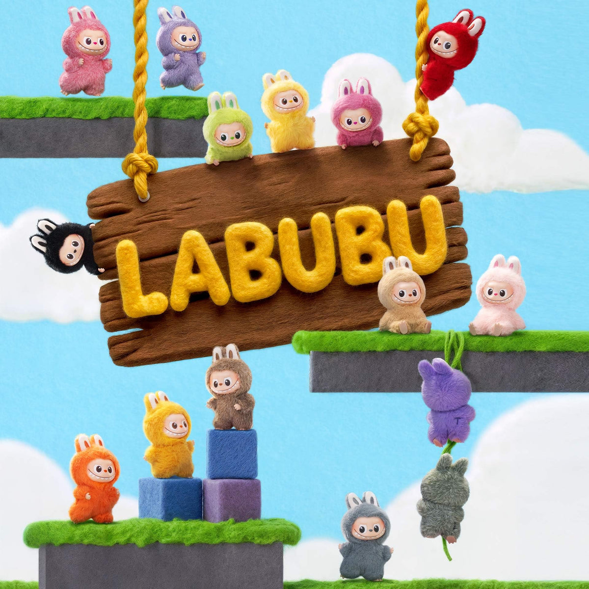 POP MART THE Monster LABUBU Pin for Love (N-Z) Blind Box, Single Box | Mytery Box Keychain – Vinyl Plush Pendant, Bag Charms, Collectible Holiday & Birthday Gift for Kids & Adults, Single Box