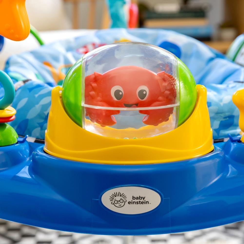 Baby Einstein Neptune's Ocean Discovery Activity Baby Jumper Activity Center, Ages 6 Months +, Max Weight 25 lbs., Unisex