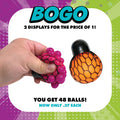 Rainbow Mesh Squeeze Balls - BOGO Bundle
