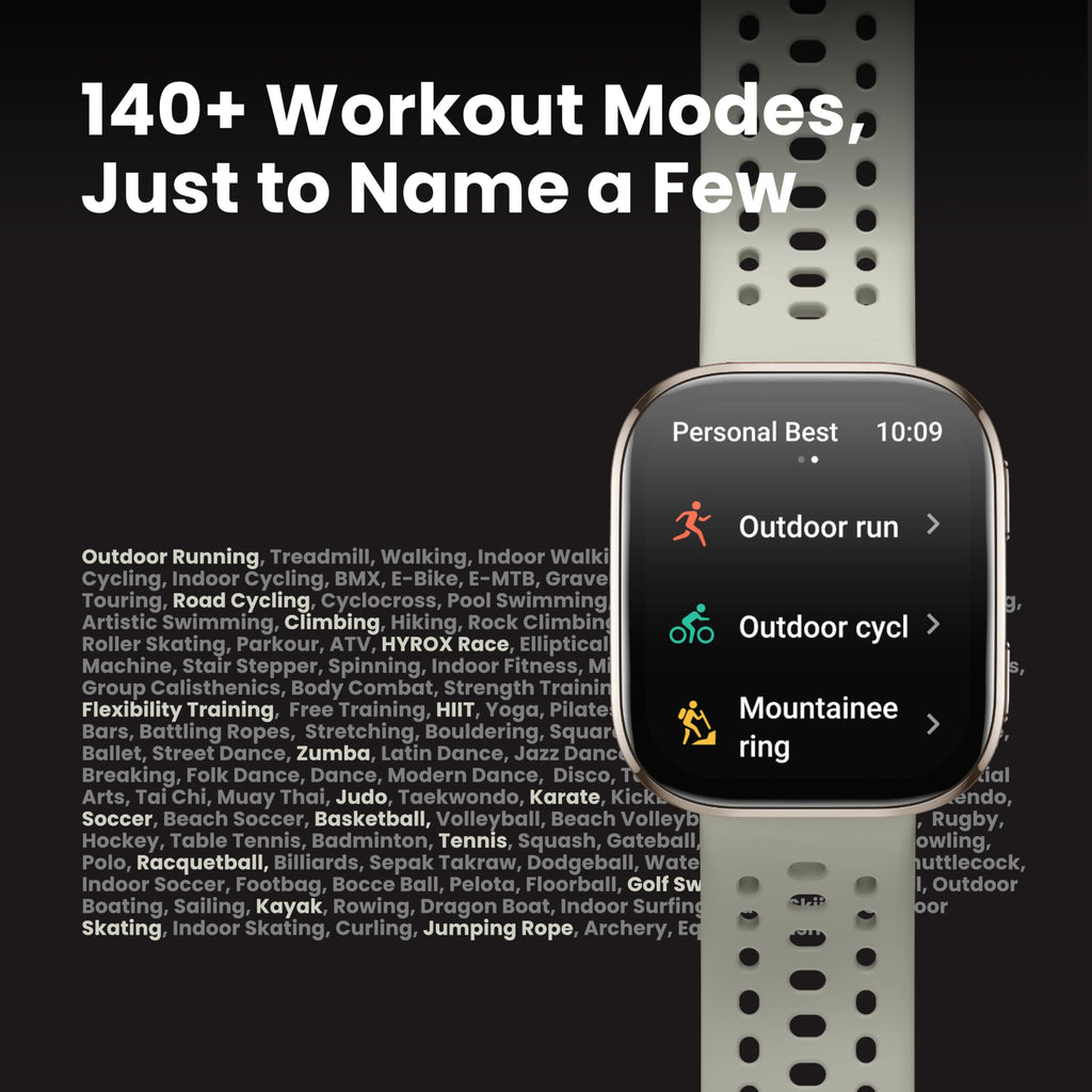 Amazfit Bip 6 Smart Watch, 1.97" AMOLED Display, GPS, iOS/Android | 46mm, 14-Day Battery, Bluetooth Call & Text, Water-Resistant, Free Maps, AI, Health & Sleep Tracker, 140+ Workout Modes