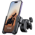 Lamicall Motorcycle Bike Phone Mount, 1s Lock Bike Phone Holder | Camera Friendly Bicycle Phone Clip, Scooter Accessories Gifts for iPhone 18 17 Pro Max, Galaxy S25 Ultra, 4.7-7" Phones