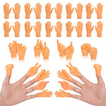 30 pcs Tiny Hands Finger Puppets, Mini Hands Little Small Hands mini Thing Gag Performance Funny Fingers for Puppet Show Gifts Classroom Prizes Party Favors for Kids (7 Styles)