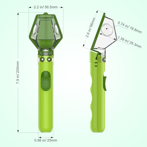 Bug Catcher for Kids with 6X Magnifier, STEM Educational Exploration Toys | Insect Trap Tool for Indoor and Outdoor Bug Discovery, Christmas Birthday Gifts for Adults, Boys and Girls, Green