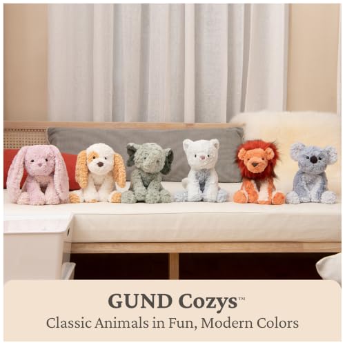 GUND Cozys Collection Cow 10-Inch Stuffed Animal Sensory Toy for Ages 0+ | Soft Tactile Sensory Details Provide Stress Relief; Teaches Nurturing, Emotional Expression and Self-Soothing Skills