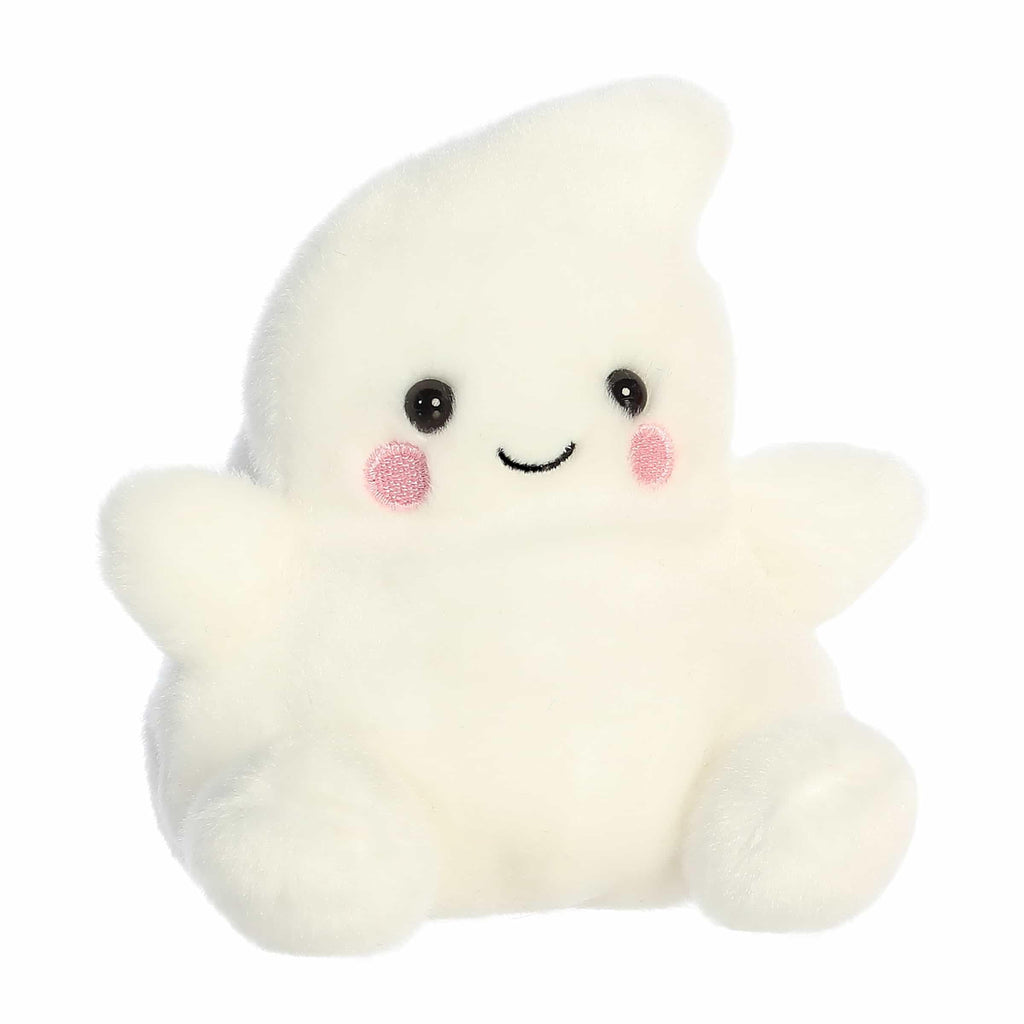 Aurora® Spooky Palm Pals™ Tricks Ghost™ Stuffed Animal - Fun Collectible Plush for Kids and Adult Collectors - Perfect for Halloween Decorations and Gifts - White 5 Inches