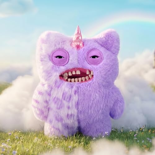 Fuggler Fugglercorns 9 Inch Plush Collectible Toy (Mr Screech) by ZURU | Funny Ugly Monster with signature teeth, soft & huggable collectible plush, for fans & collectors, gift for tweens & teens