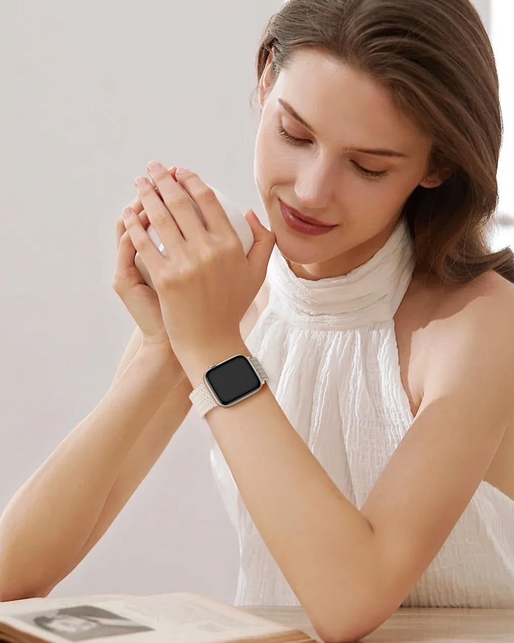 Braided Stretchy Magnetic Sport Band for Apple Watch Bands for Women Men | Soft Nylon Solo Loop 38mm 40mm 41mm 42mm 44mm 45mm 46mm 49mm, Strap for iWatch Series 12 11 10 9 8 7 6 5 4 3 2 1 SE Ultra