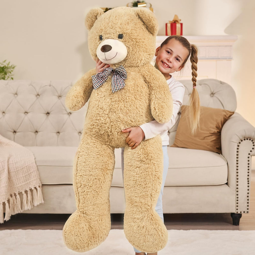 MaoGoLan 47 Inch Giant Teddy Bear, Big Stuffed Animal Plush Toy Gift | A heartwarming way to show love and care on birthdays, baby showers, Christmas, Valentine’s Day, and anniversaries
