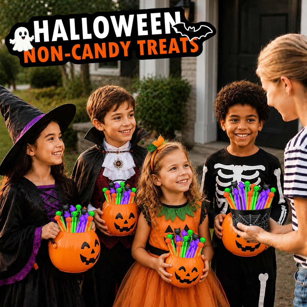 Halloween Party Favors Goodie Bag Stuffers,36-300 PCS Kids Mini Bubble Wand | Small Boo Trick or Treat Basket Bucket Fillers for Kids, Birthday Classroom Games Activities Supplies Prizes Toys Gifts