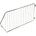 Nexel Chrome Divider for Wire Dump Bin, 20"D X 9"H (WB832144)