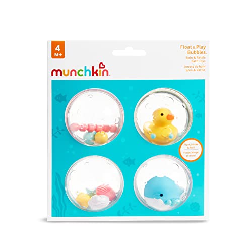 Munchkin® Float & Play Bubbles™ Baby Bath Toys, 4 Count
