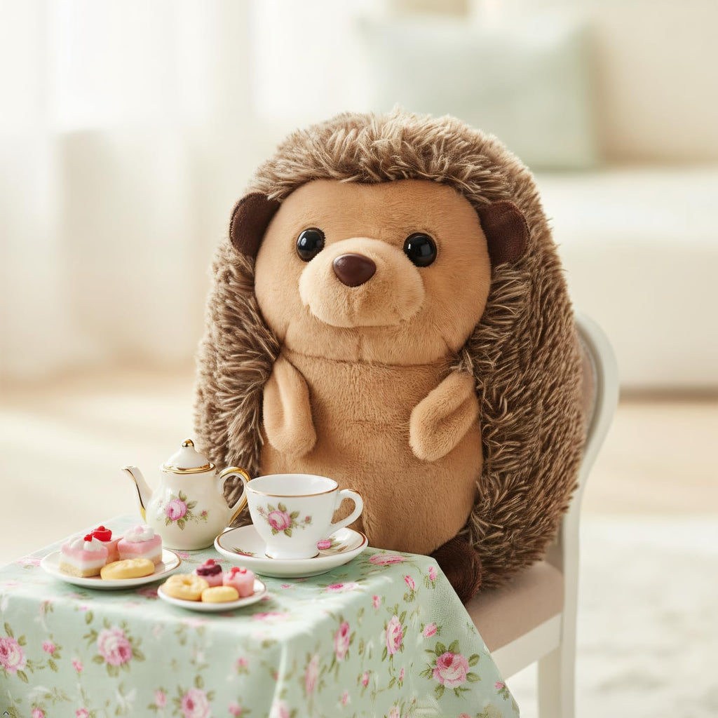 The Petting Zoo Hedgehog Stuffed Animal Plushie, Babiez, Kids Gifts, 6 in | Wild Onez Hedgehog Realistic Wildlife Animals by Zoologee. Great Toys for Girls and Boys. Plush Gifts for Kids