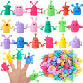 Booson 80 PCS Finger Puppets Toys Cute Monster Finger Puppets | Soft Rubber Stretchy Fidget Doll Toys for Role Playing Birthday Kids Party Favors, 14 Random Styles