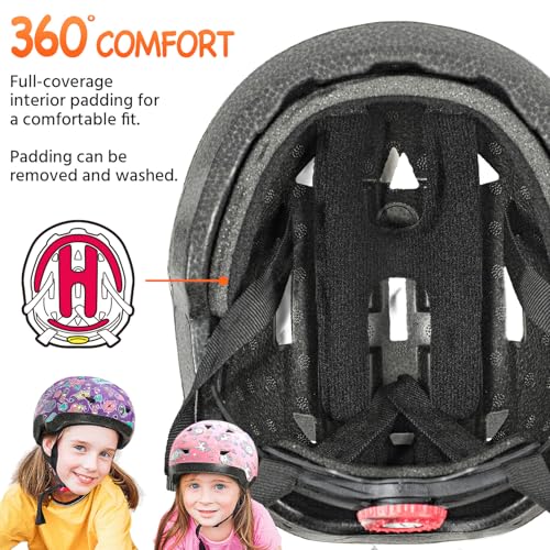 MOUNTALK Toddler Bike Helmet for Boys and Girls Ages 1-6, Toddler Helmet 2-4 Years, Baby and Infant Bike Helmet, Kids Helmet for Bike and Scooter
