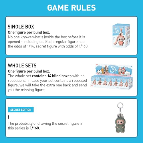 POP MART THE Monster LABUBU Pin for Love (N-Z) Blind Box, Single Box | Mytery Box Keychain – Vinyl Plush Pendant, Bag Charms, Collectible Holiday & Birthday Gift for Kids & Adults, Single Box