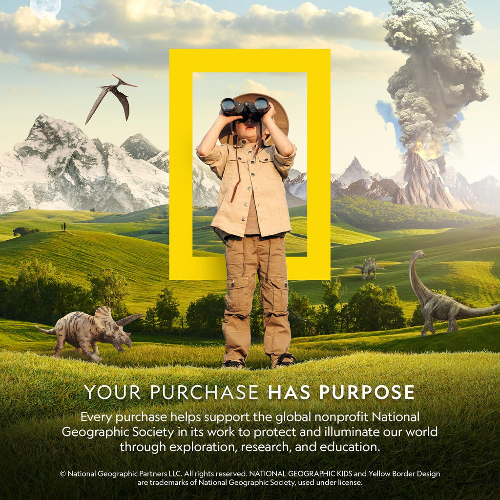 National Geographic LED Air Rocket Launcher Toy for Kids Ages 8-12 | Launches Up to 100 Feet, Air Powered, Foam-Tipped Rockets, Outdoor STEM Toy, Light-Up Rocket, Birthday Gift