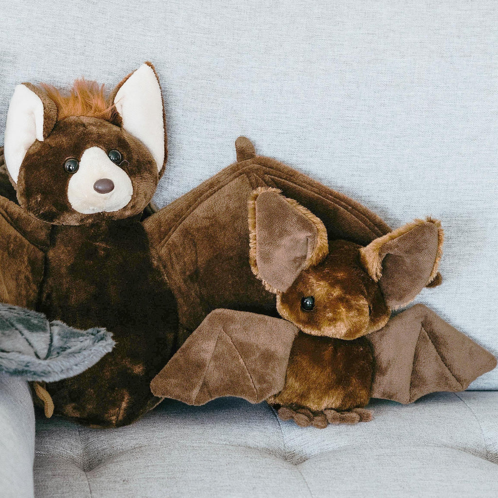 The Petting Zoo Bat Stuffed Animal Plushie, Scoopz, Kids Gifts, 8 in | Bat Wildlife Animals by Zoologee. Great Toys for Girls and Boys. Plush Gifts for Kids