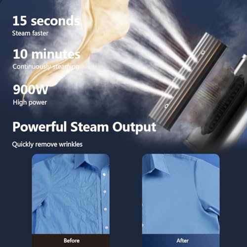 Nesugar G3 Steamer for Clothes Portable Travel Steamer, Fashion Handheld Garment Steamer, 0.75lbs Lightly, 15s Fast Heat-up, Light Mini Steam Iron for travel and home