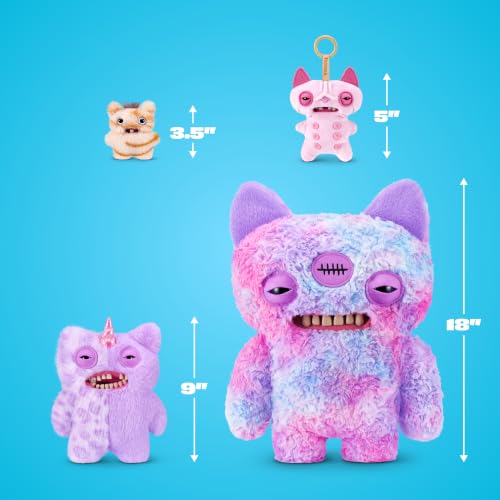 Fuggler Fugglercorns 9 Inch Plush Collectible Toy (Mr Screech) by ZURU | Funny Ugly Monster with signature teeth, soft & huggable collectible plush, for fans & collectors, gift for tweens & teens