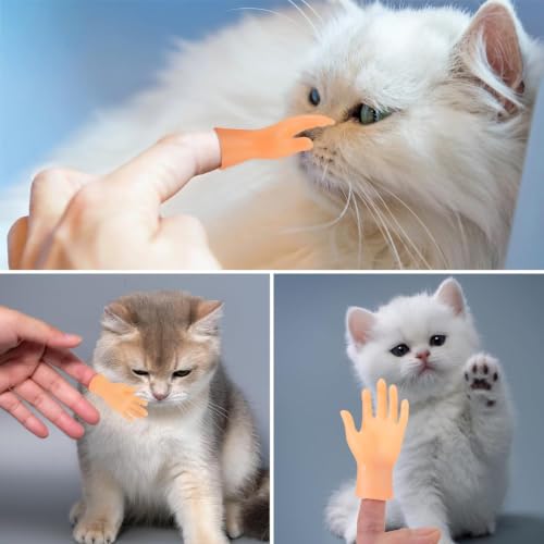 30 Pcs Tiny Finger Hands, Mini Fingers Funny Hand Puppets for Parties | Miniature small hands for finger puppet shows, gag performances, cute little hand fingers, party favors and novelty fun